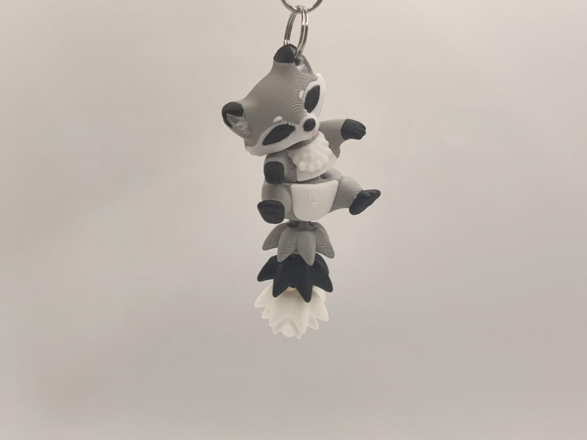 Racoon Keychain Buddy