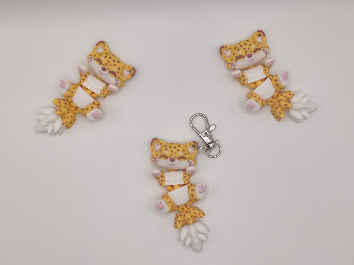 Cheetah Keychain Buddy