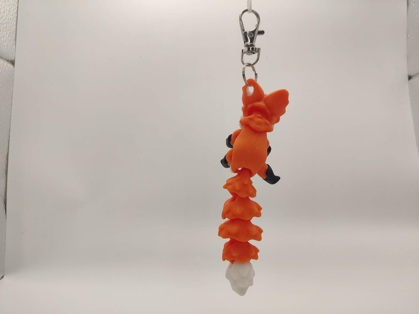 Articulating Fox Keychain – 3D Printed Animal Charm - ToyForge 3D