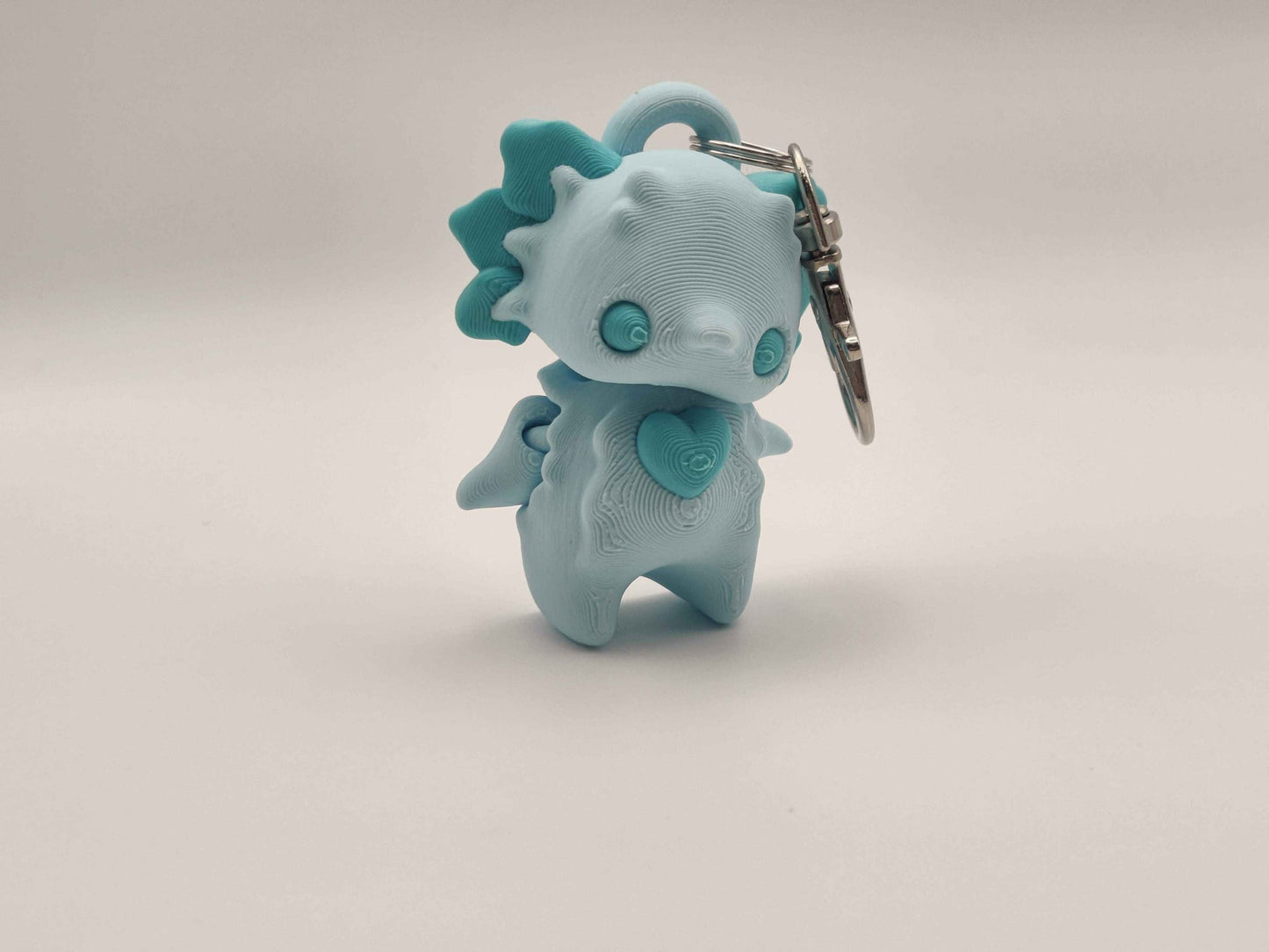 Axolotl Pixie Keychain - 3D Printed Fantasy Figurine - ToyForge 3D