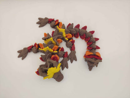 Baby Autumn Dragon Figure - ToyForge 3D
