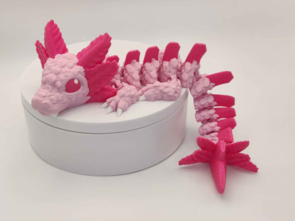 Baby Axolotl Sea Dragon Figure - ToyForge 3D