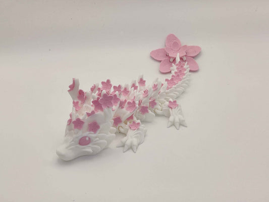 Baby Cherry Blossom Dragon Figure - ToyForge 3D