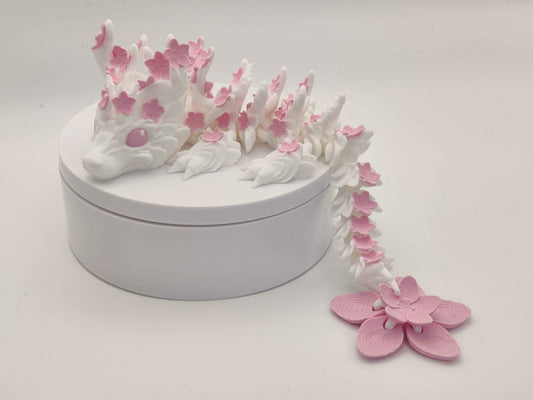 Baby Cherry Blossom Dragon Figure - ToyForge 3D