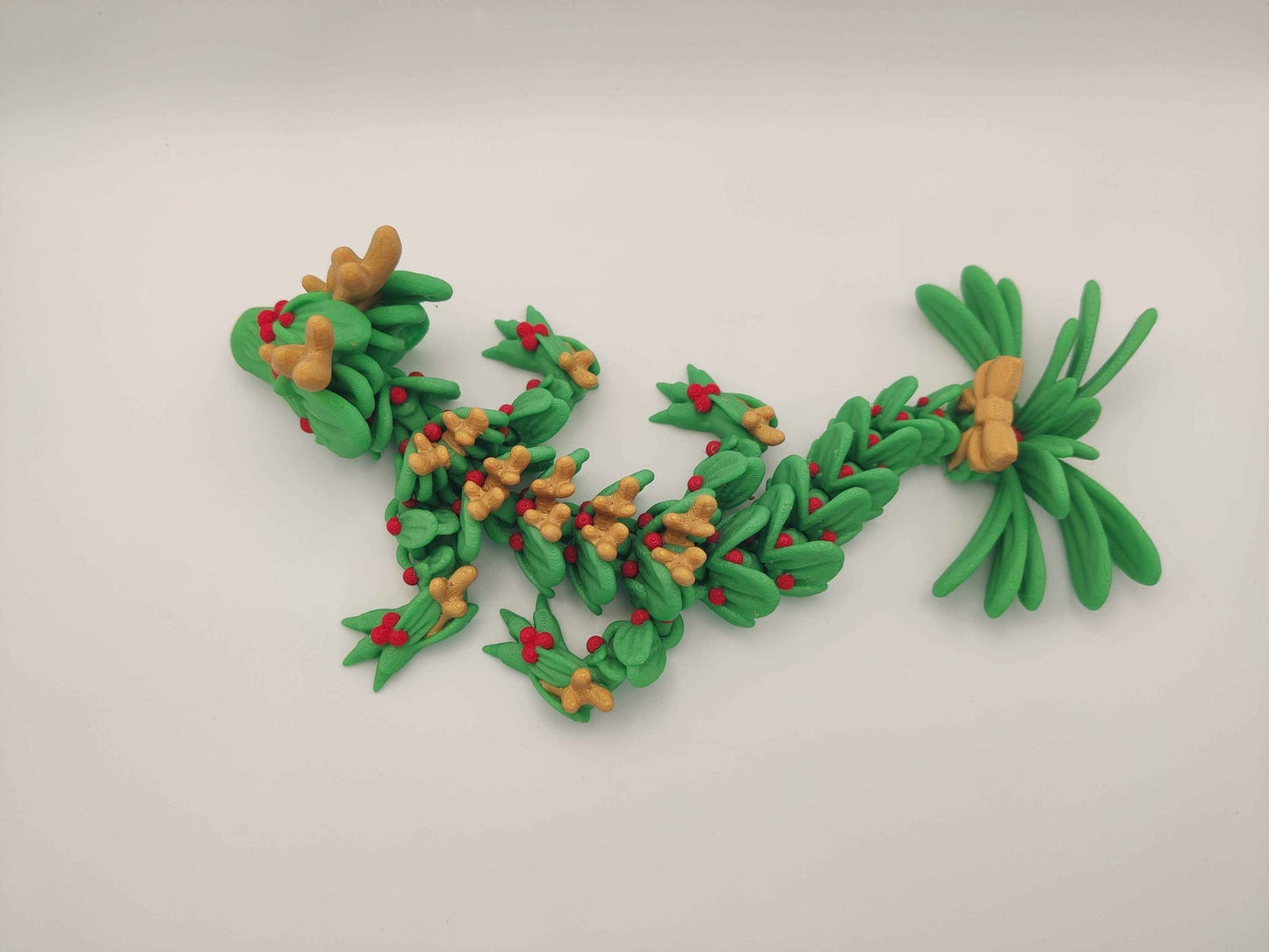 Baby Christmas Mistletoe Dragon - ToyForge 3D