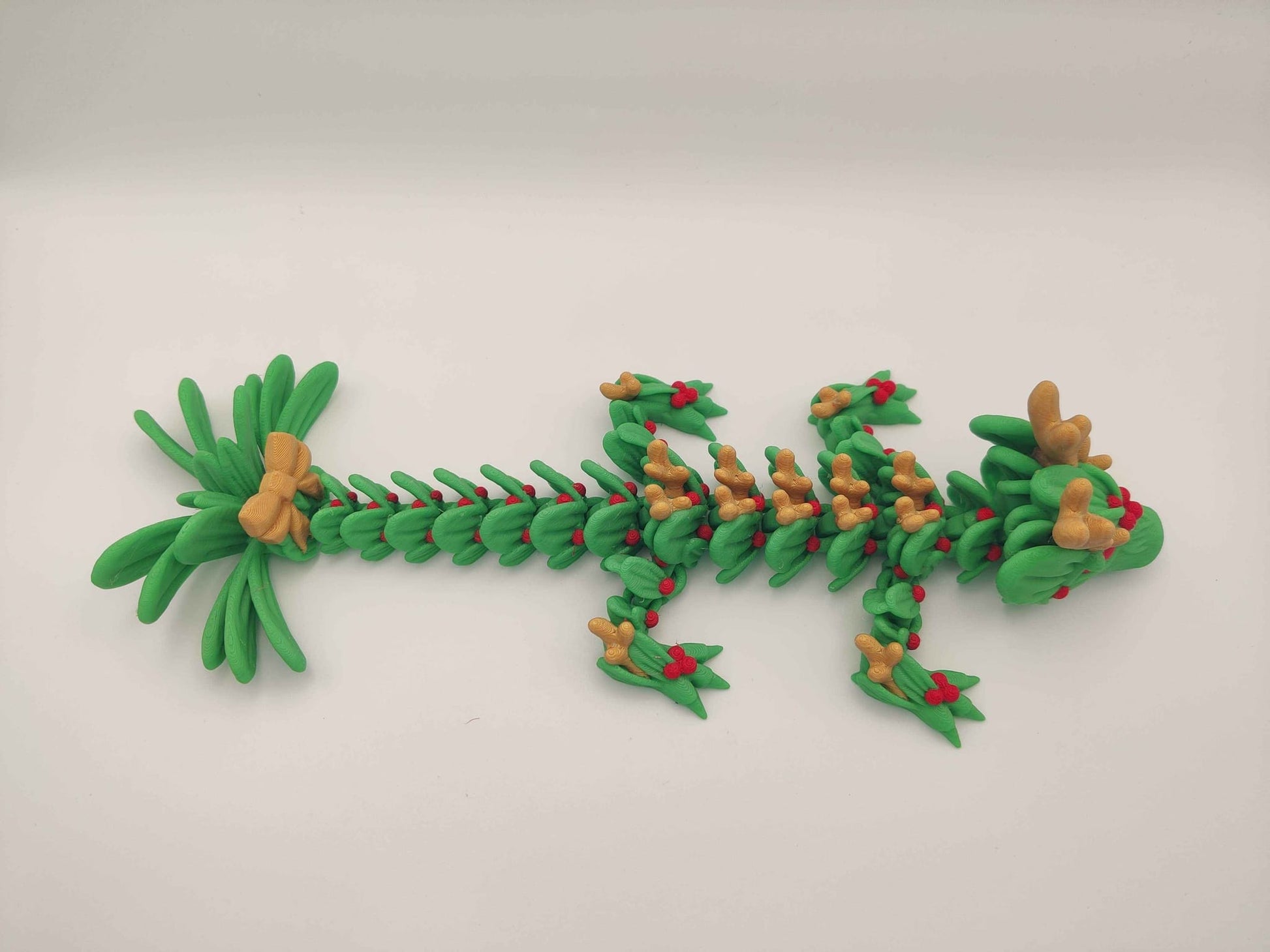 Baby Christmas Mistletoe Dragon - ToyForge 3D