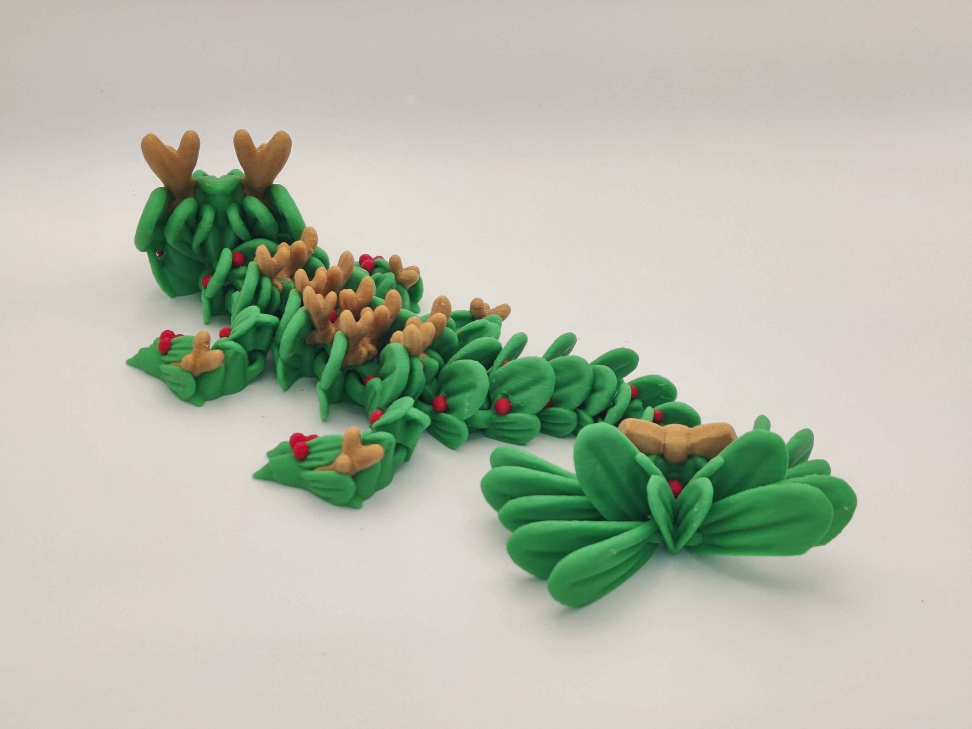 Baby Christmas Mistletoe Dragon - ToyForge 3D