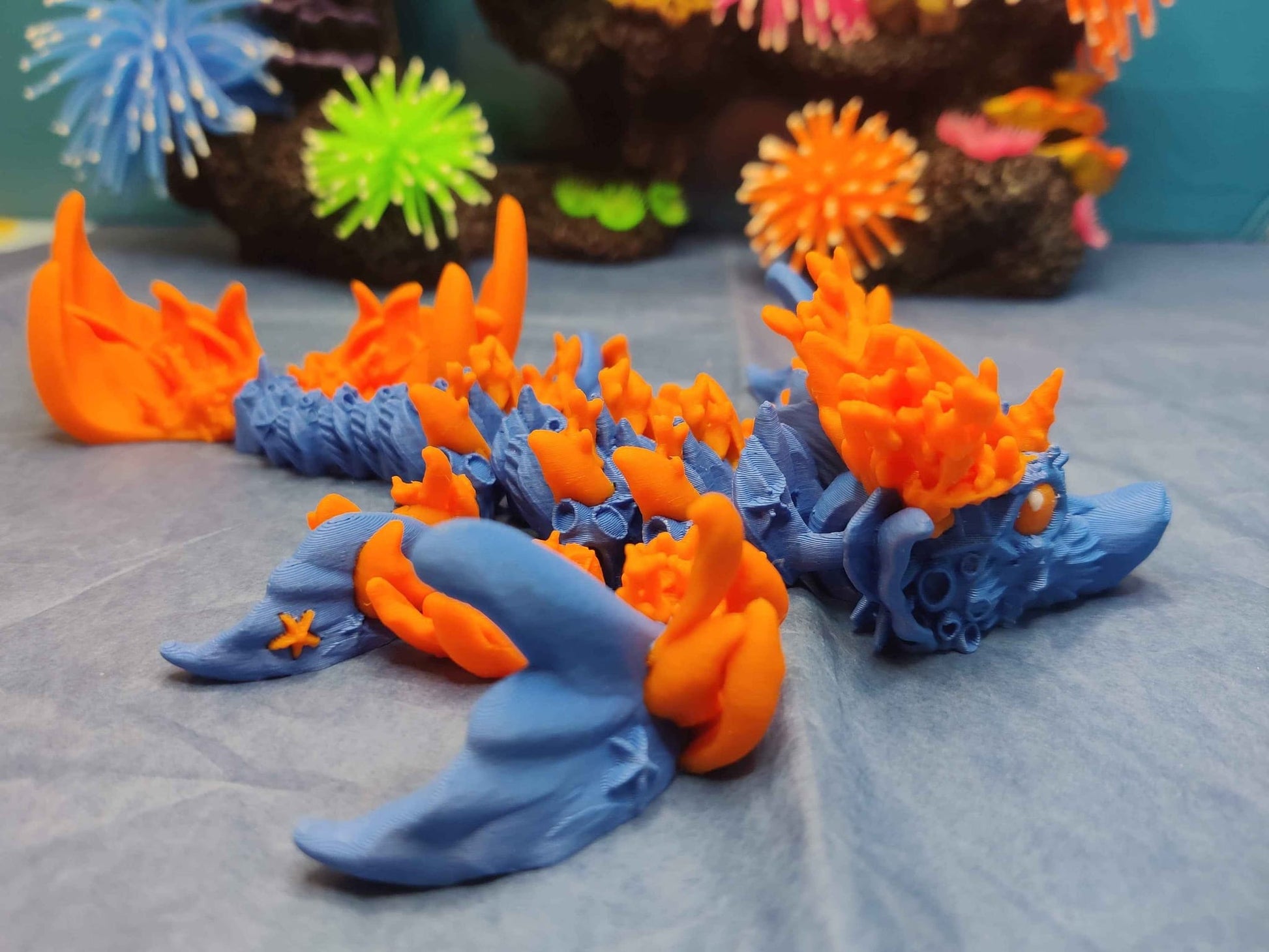 Baby Coral Dragon Figure - ToyForge 3D