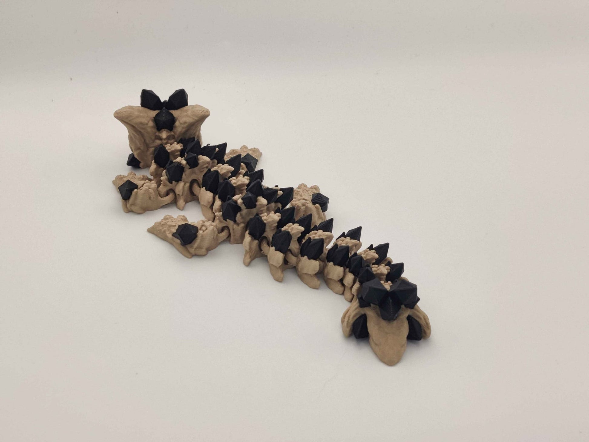 Baby Crystal Wolf Dragon Figure - ToyForge 3D