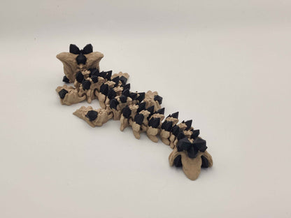 Baby Crystal Wolf Dragon Figure - ToyForge 3D
