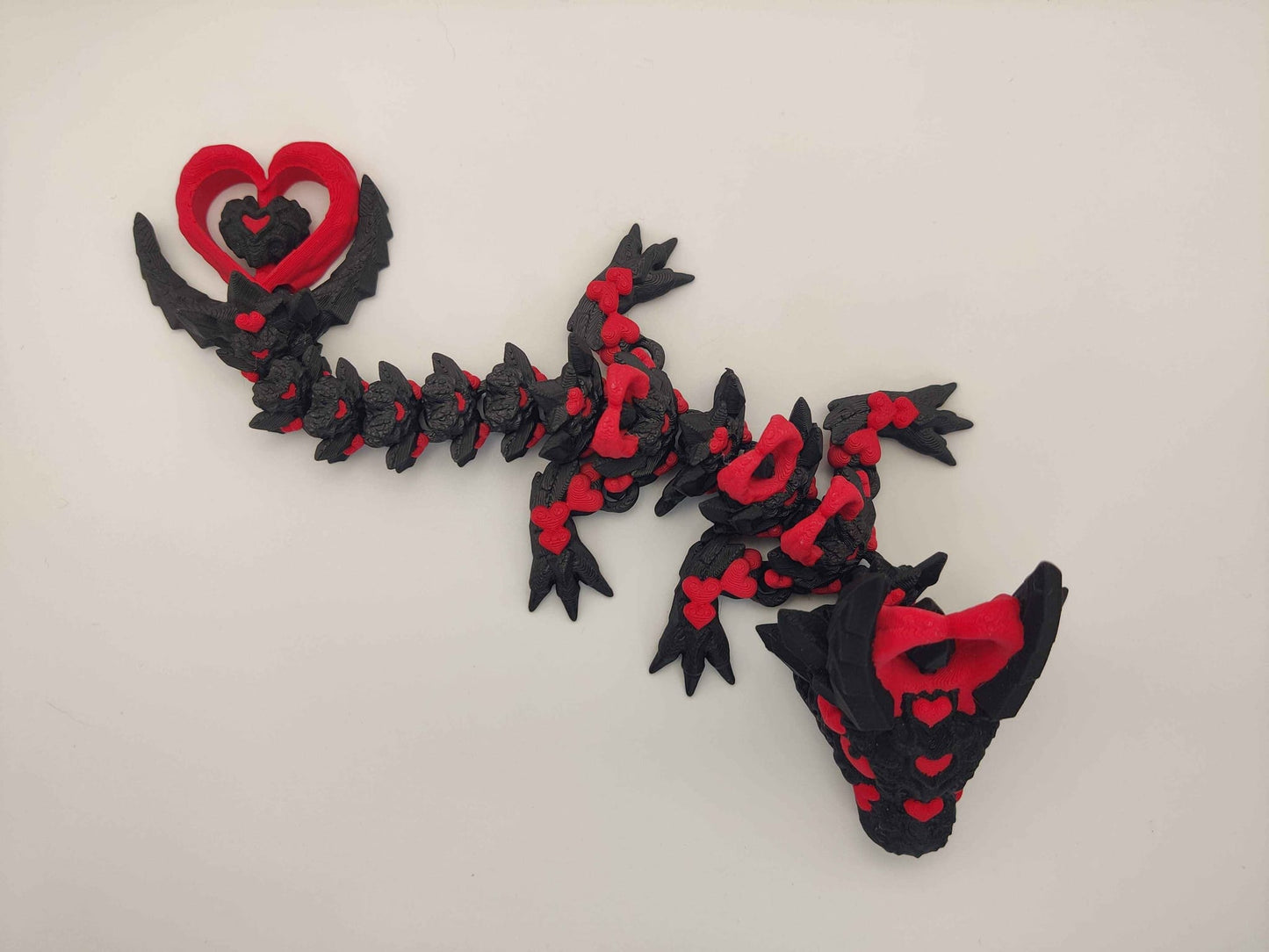 Baby Dark Heart Dragon Figure - ToyForge 3D