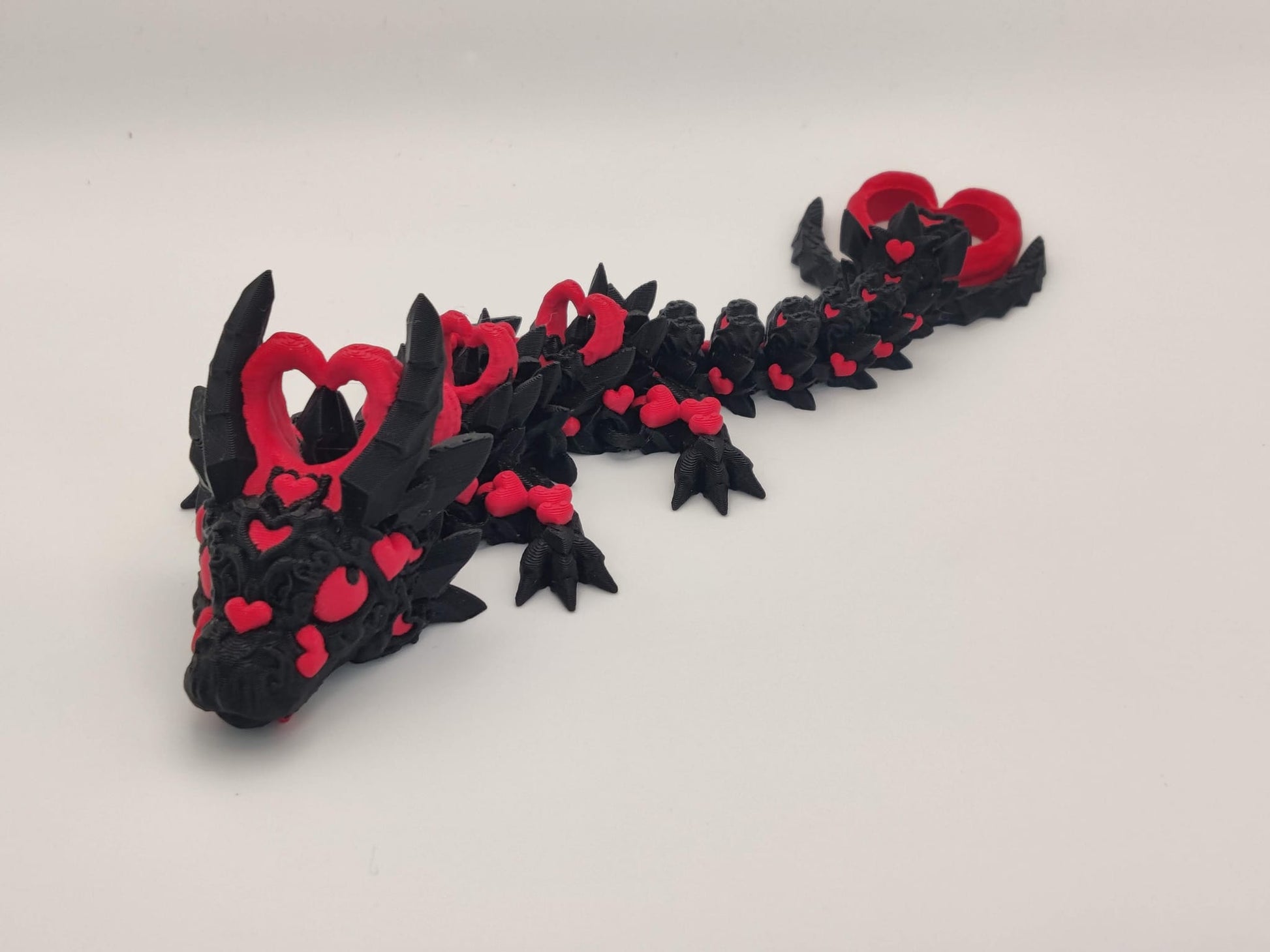 Baby Dark Heart Dragon Figure - ToyForge 3D