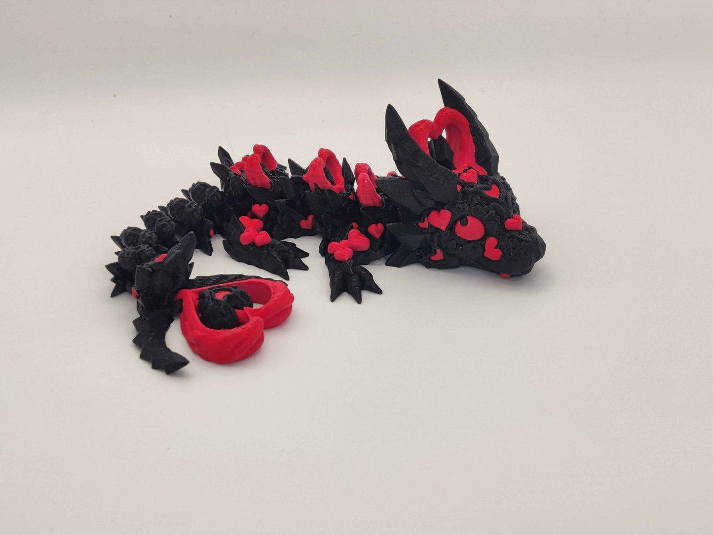 Baby Dark Heart Dragon Figure - ToyForge 3D
