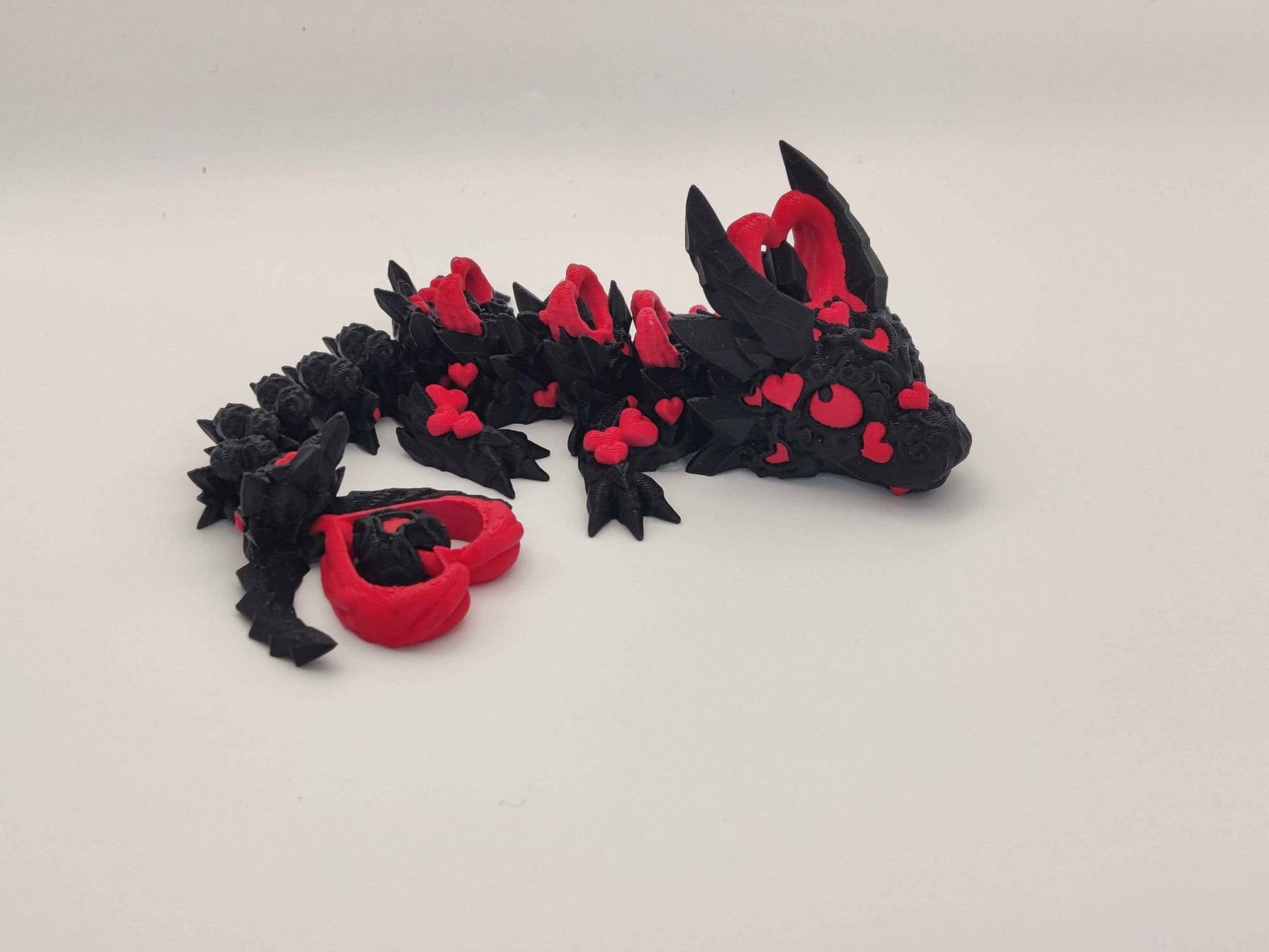 Baby Dark Heart Dragon Figure - ToyForge 3D