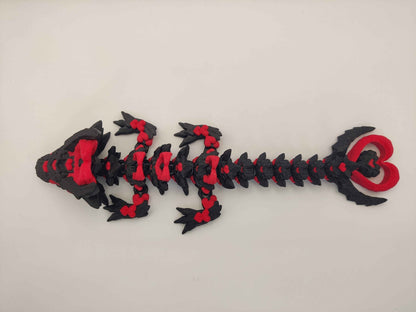 Baby Dark Heart Dragon Figure - ToyForge 3D
