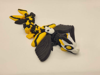 Baby Death Head Moth Dragon Figure - ToyForge 3D