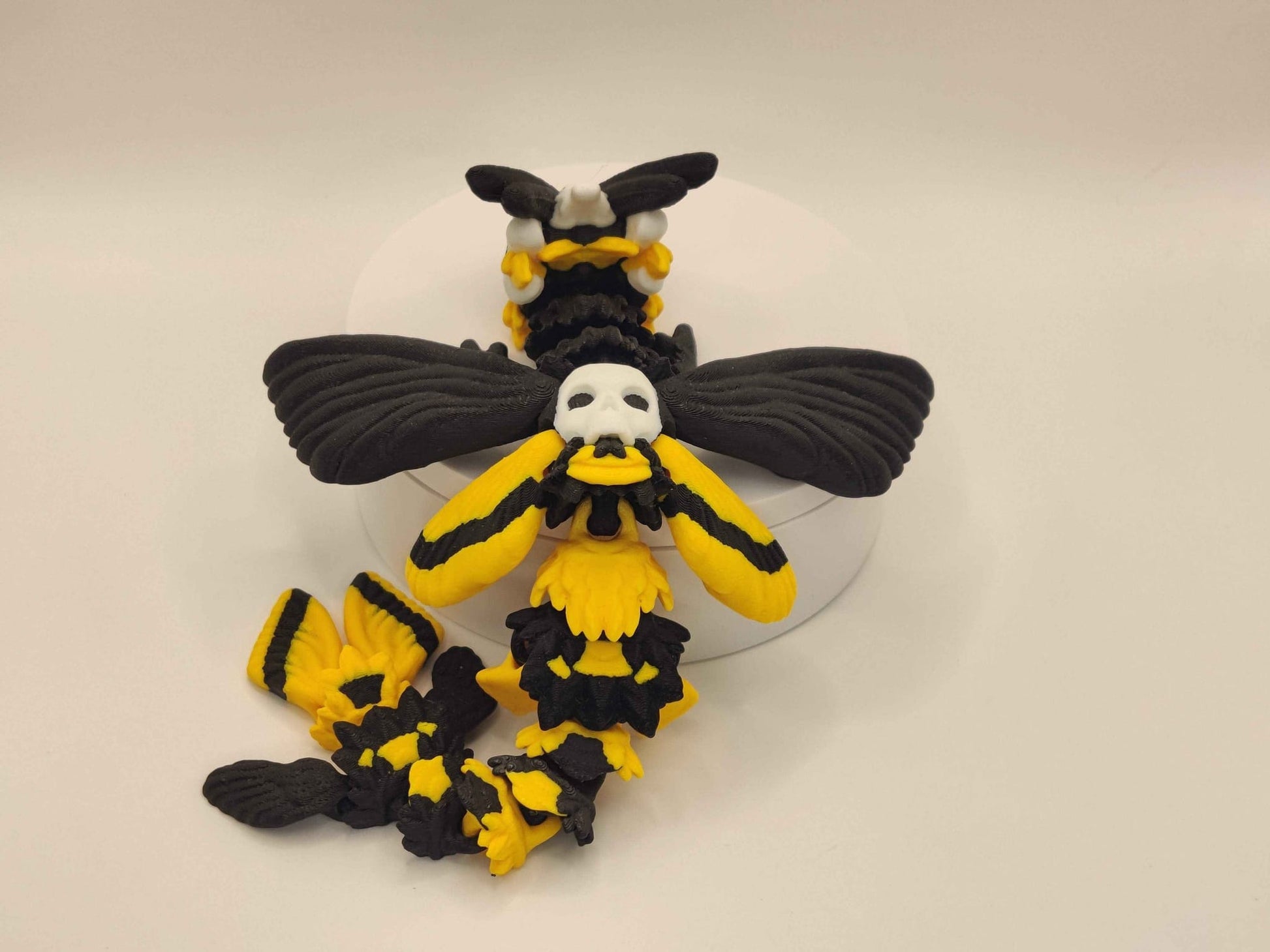 Baby Death Head Moth Dragon Figure - ToyForge 3D