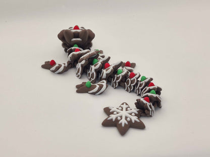 Baby Gingerbread Cookie Dragon Figure - ToyForge 3D