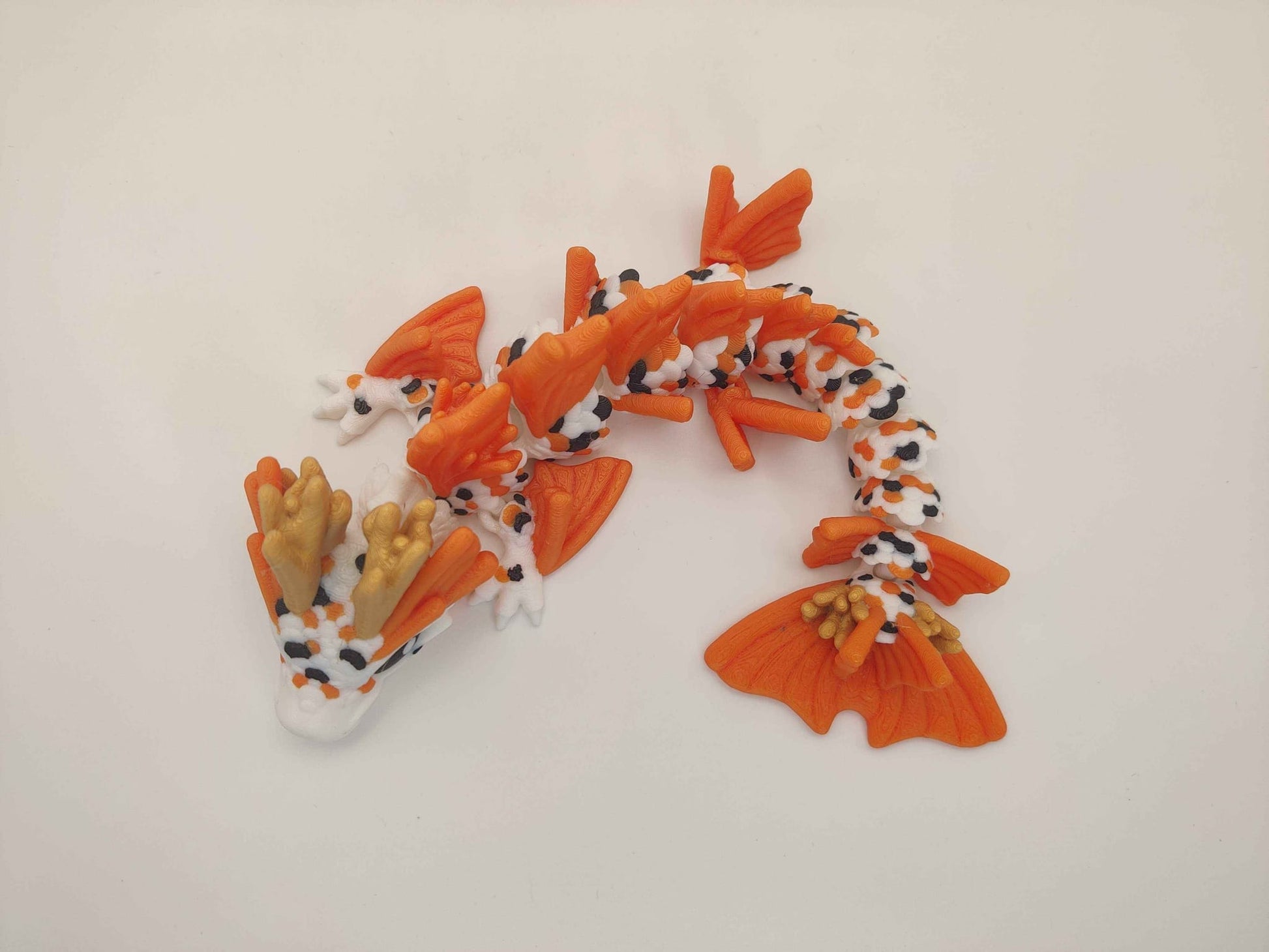 Baby Koi Dragon Figure - ToyForge 3D