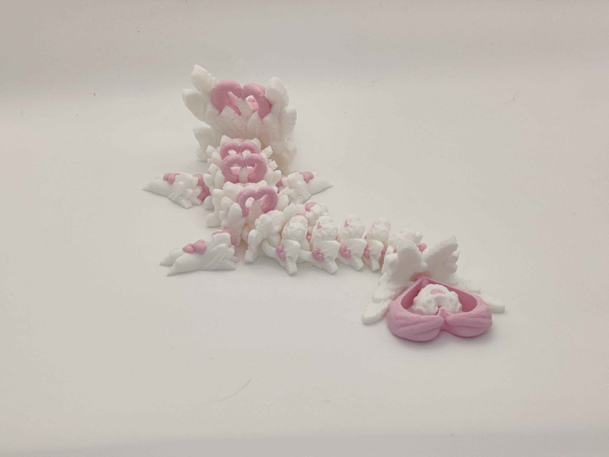 Baby Light Heart Dragon Figure - ToyForge 3D