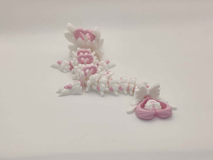 Baby Light Heart Dragon Figure - ToyForge 3D