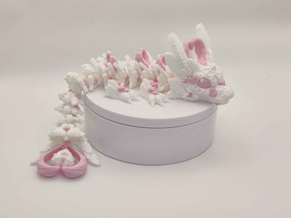 Baby Light Heart Dragon Figure - ToyForge 3D