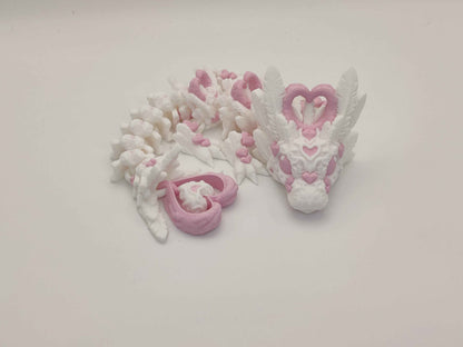 Baby Light Heart Dragon Figure - ToyForge 3D