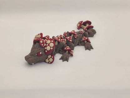 Baby Mushroom Dragon Figure - ToyForge 3D