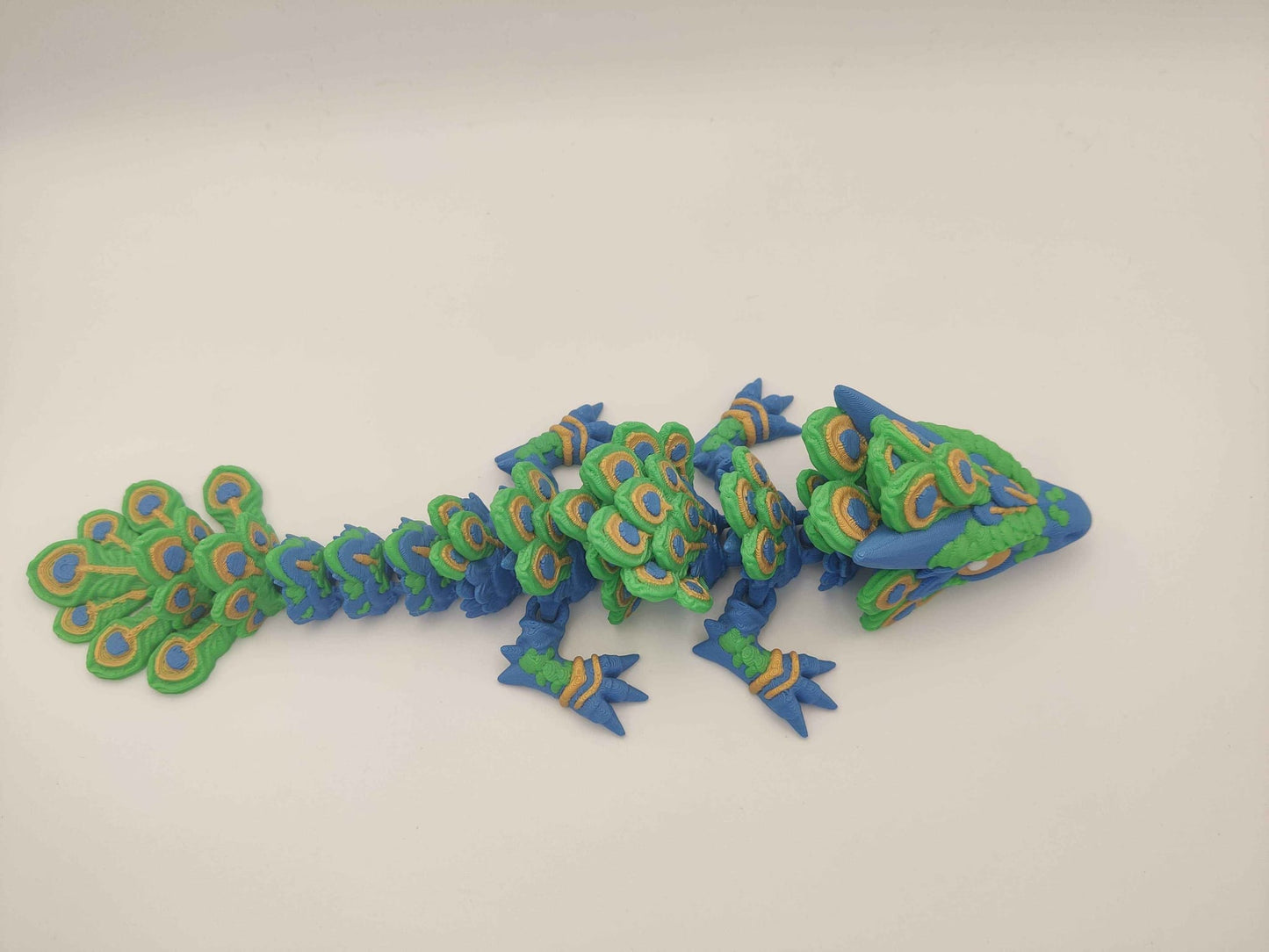 Baby Peacock Dragon Figure - ToyForge 3D