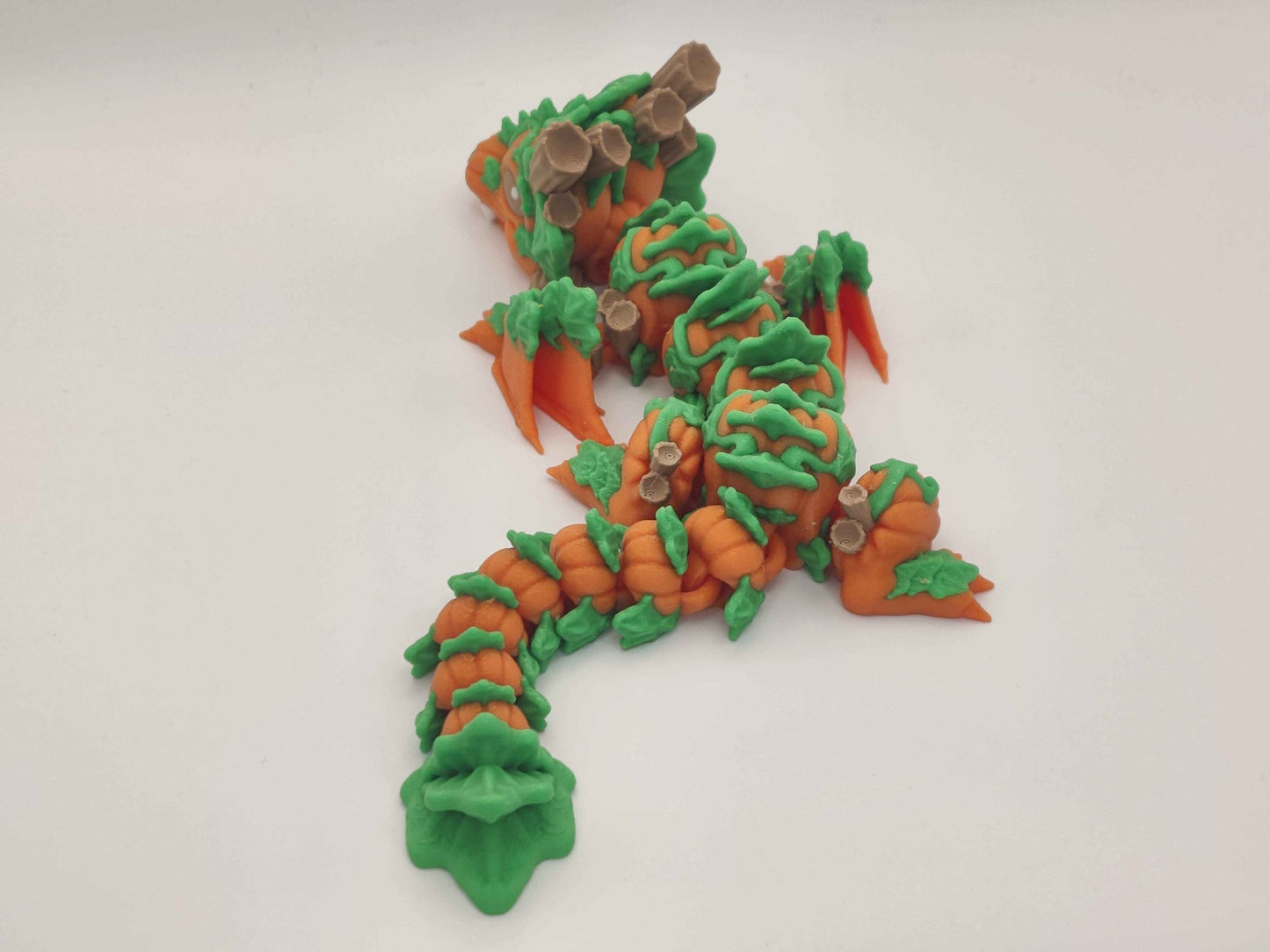 Baby Pumpkin Dragon Figure - ToyForge 3D