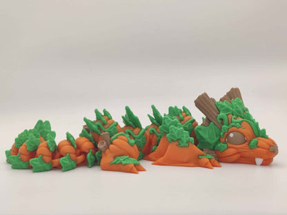 Baby Pumpkin Dragon Figure - ToyForge 3D