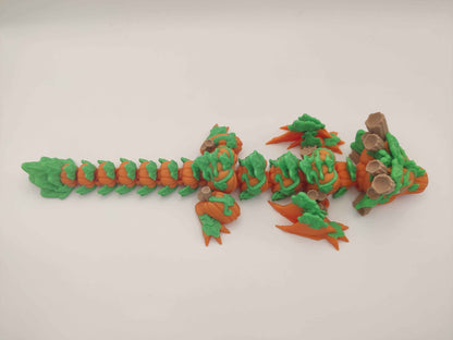 Baby Pumpkin Dragon Figure - ToyForge 3D