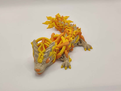 Baby Solar Dragon Figure - ToyForge 3D