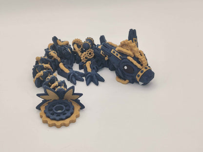 Baby Steampunk Dragon Figure - ToyForge 3D