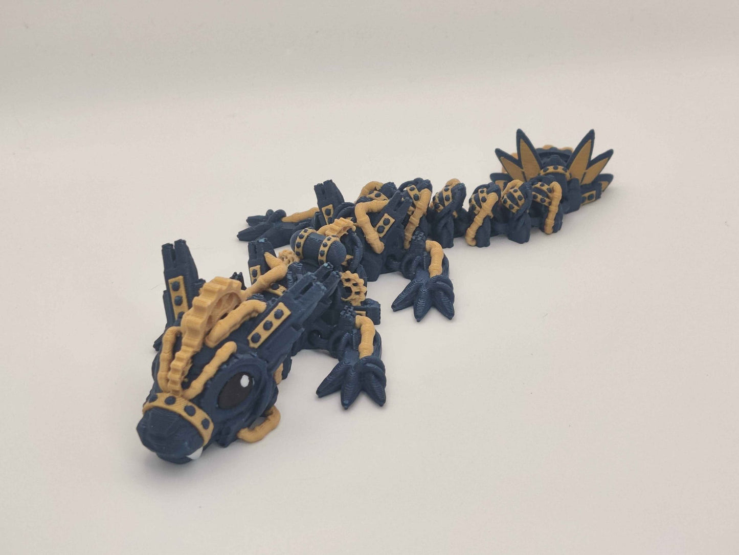Baby Steampunk Dragon Figure - ToyForge 3D