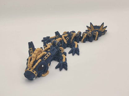 Baby Steampunk Dragon Figure - ToyForge 3D