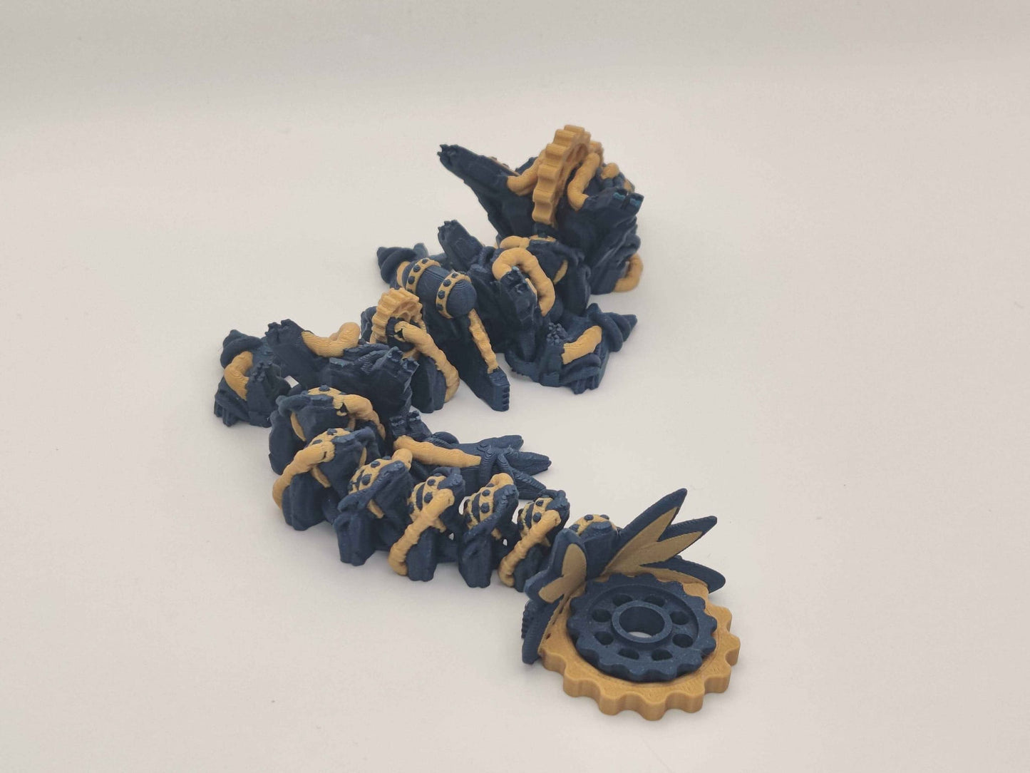Baby Steampunk Dragon Figure - ToyForge 3D