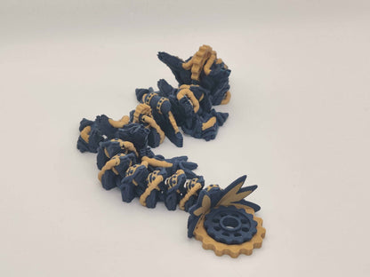 Baby Steampunk Dragon Figure - ToyForge 3D