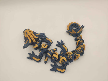Baby Steampunk Dragon Figure - ToyForge 3D