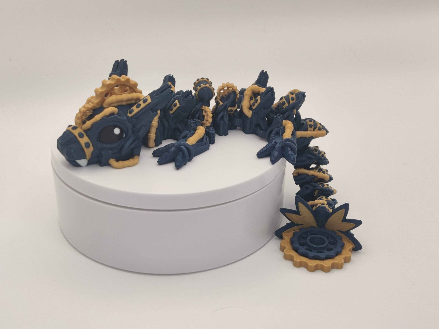 Baby Steampunk Dragon Figure - ToyForge 3D