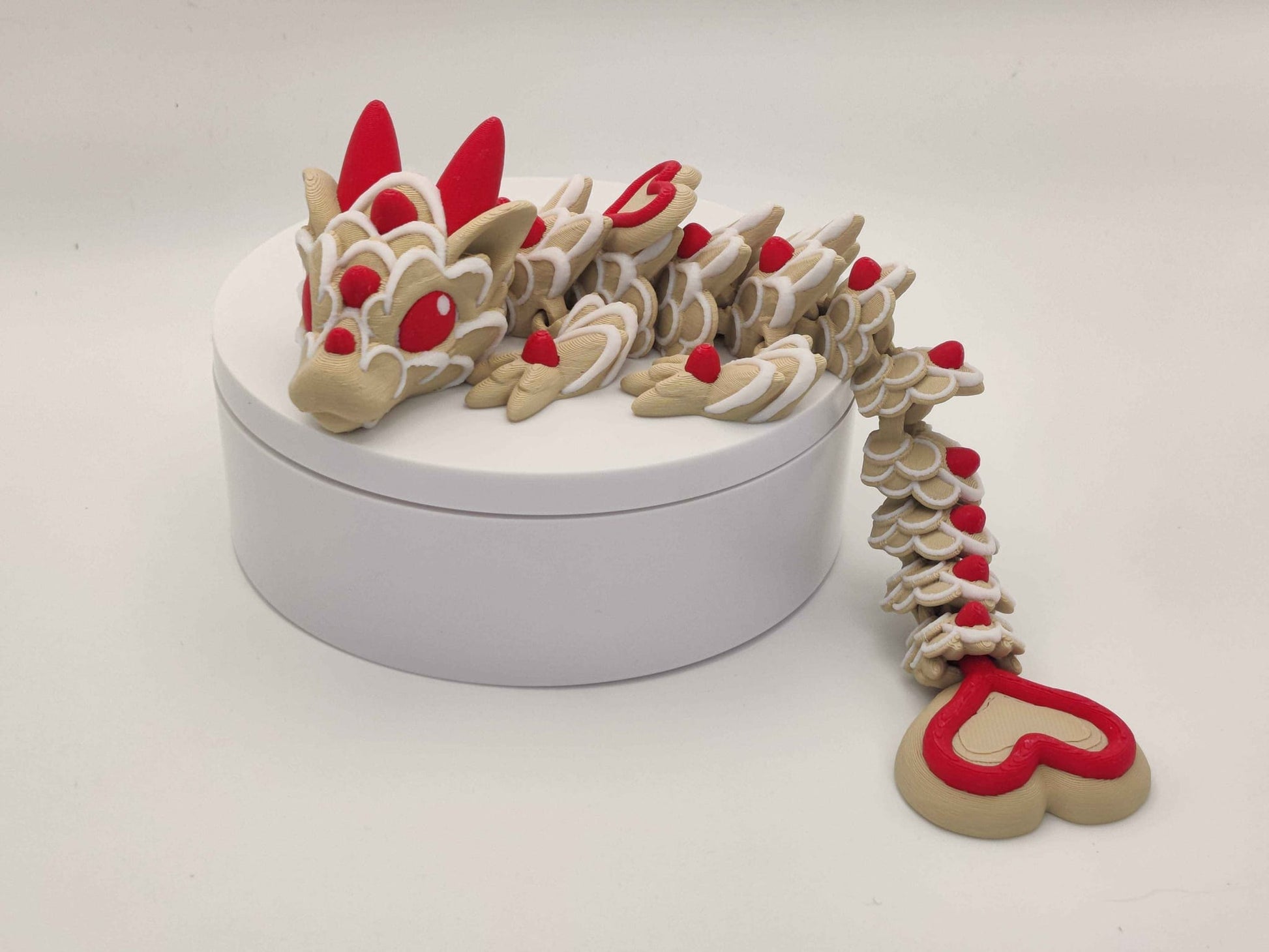 Baby Sugar Cookie Heart Dragon - ToyForge 3D