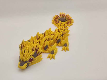Baby Sunflower Dragon Figure - ToyForge 3D