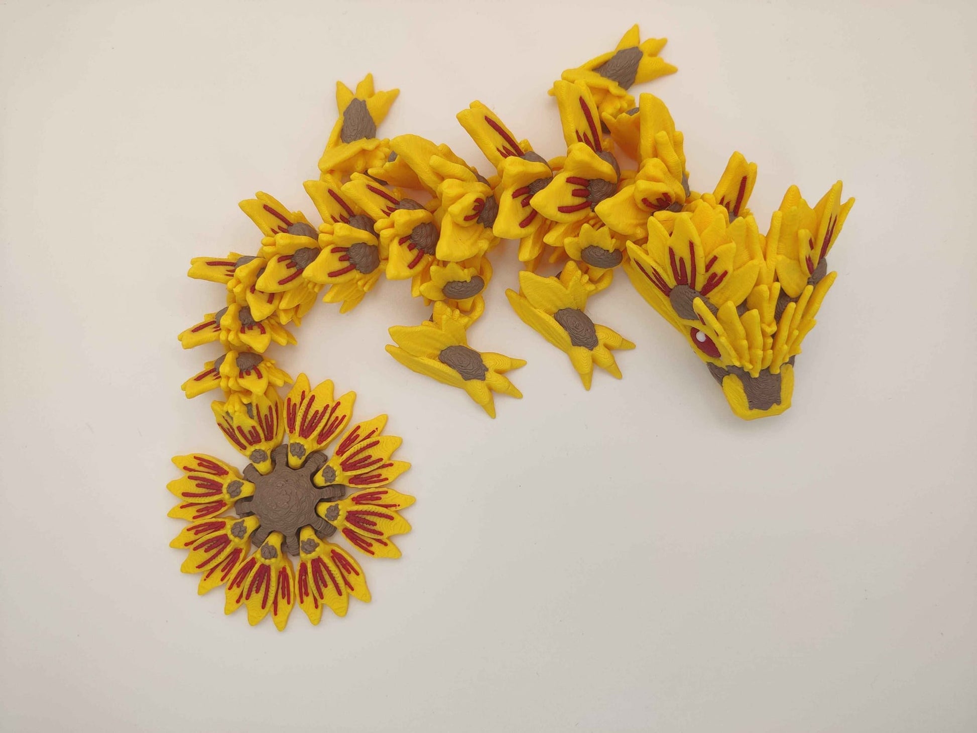 Baby Sunflower Dragon Figure - ToyForge 3D