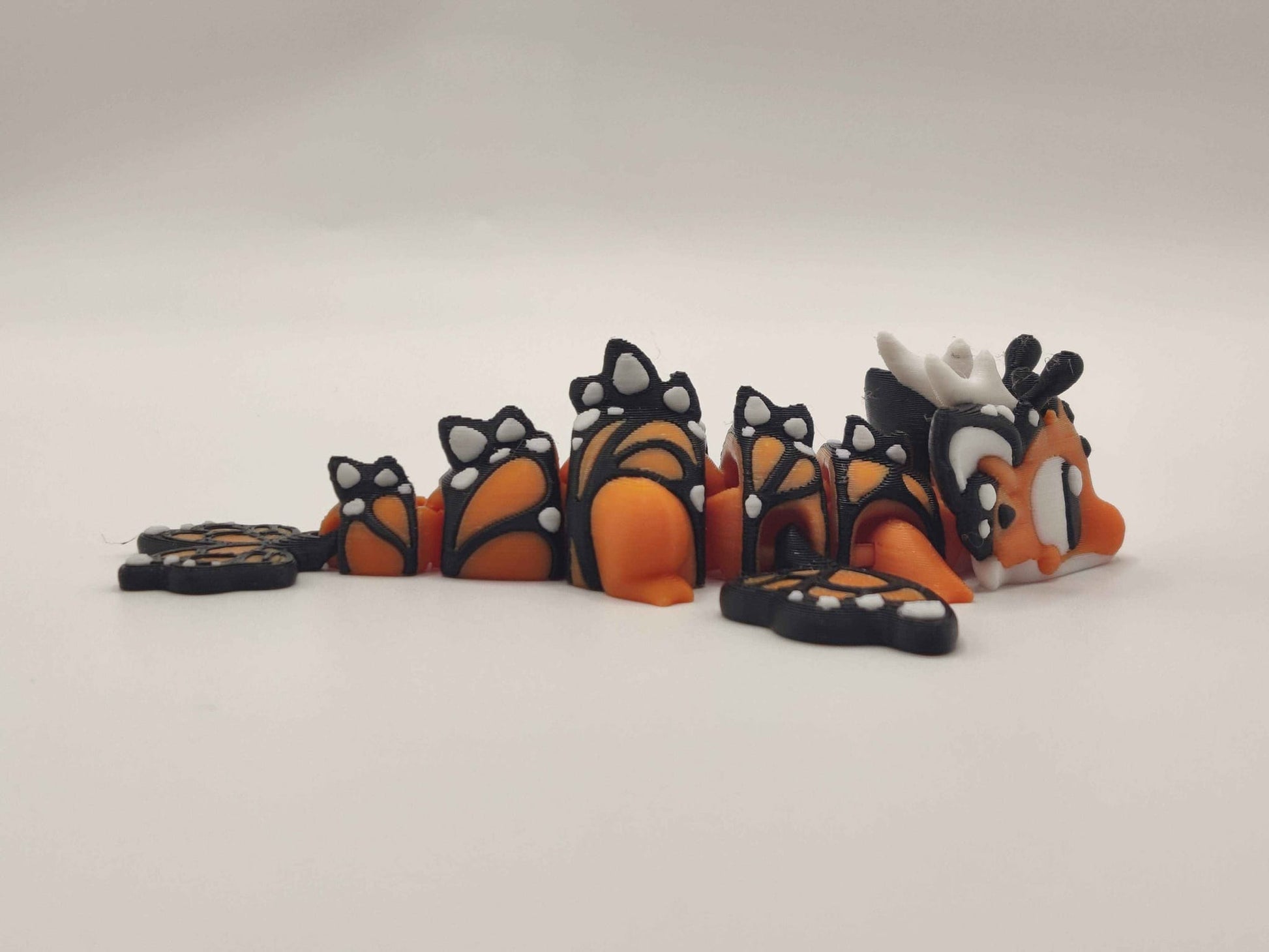 Butterfly Mini Dragon & Egg | Cute Fantasy Dragon | Whimsical Dragon Gift - ToyForge 3D