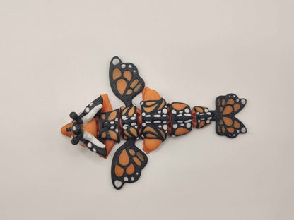 Butterfly Mini Dragon & Egg | Cute Fantasy Dragon | Whimsical Dragon Gift - ToyForge 3D