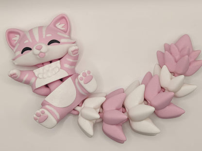 Cat Cuddler - 3D Printed Articulated Fidget - ToyForge 3D