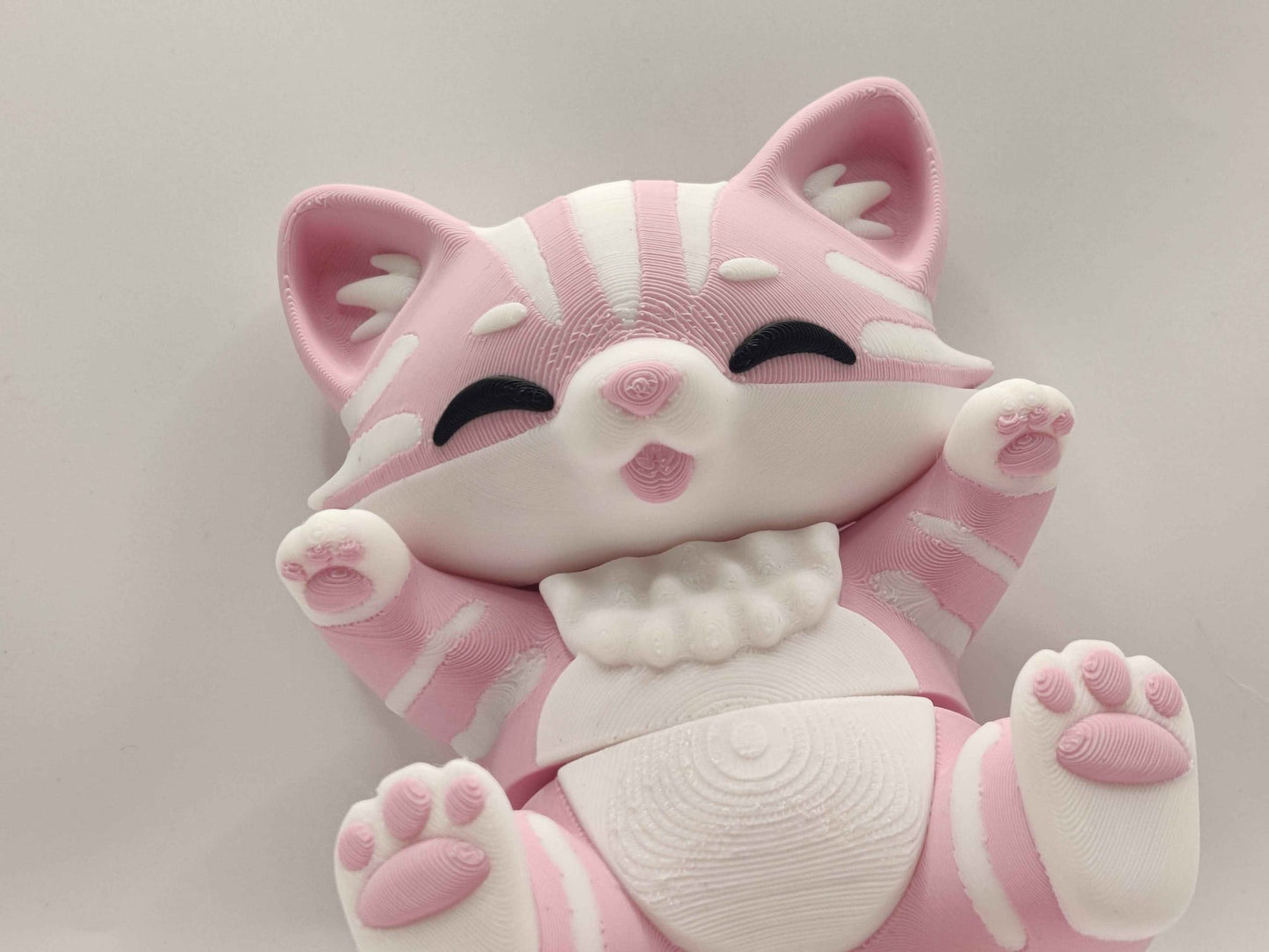 Cat Cuddler - 3D Printed Articulated Fidget - ToyForge 3D
