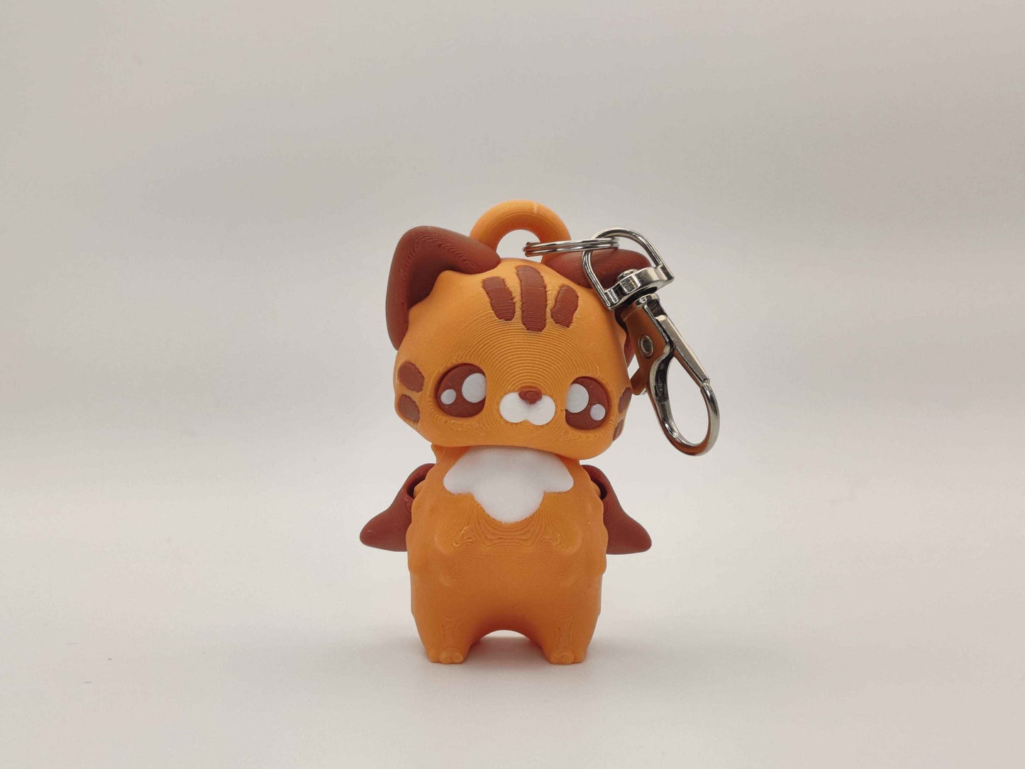 Cat Pixie Keychain - 3D Printed Fantasy Figurine - ToyForge 3D