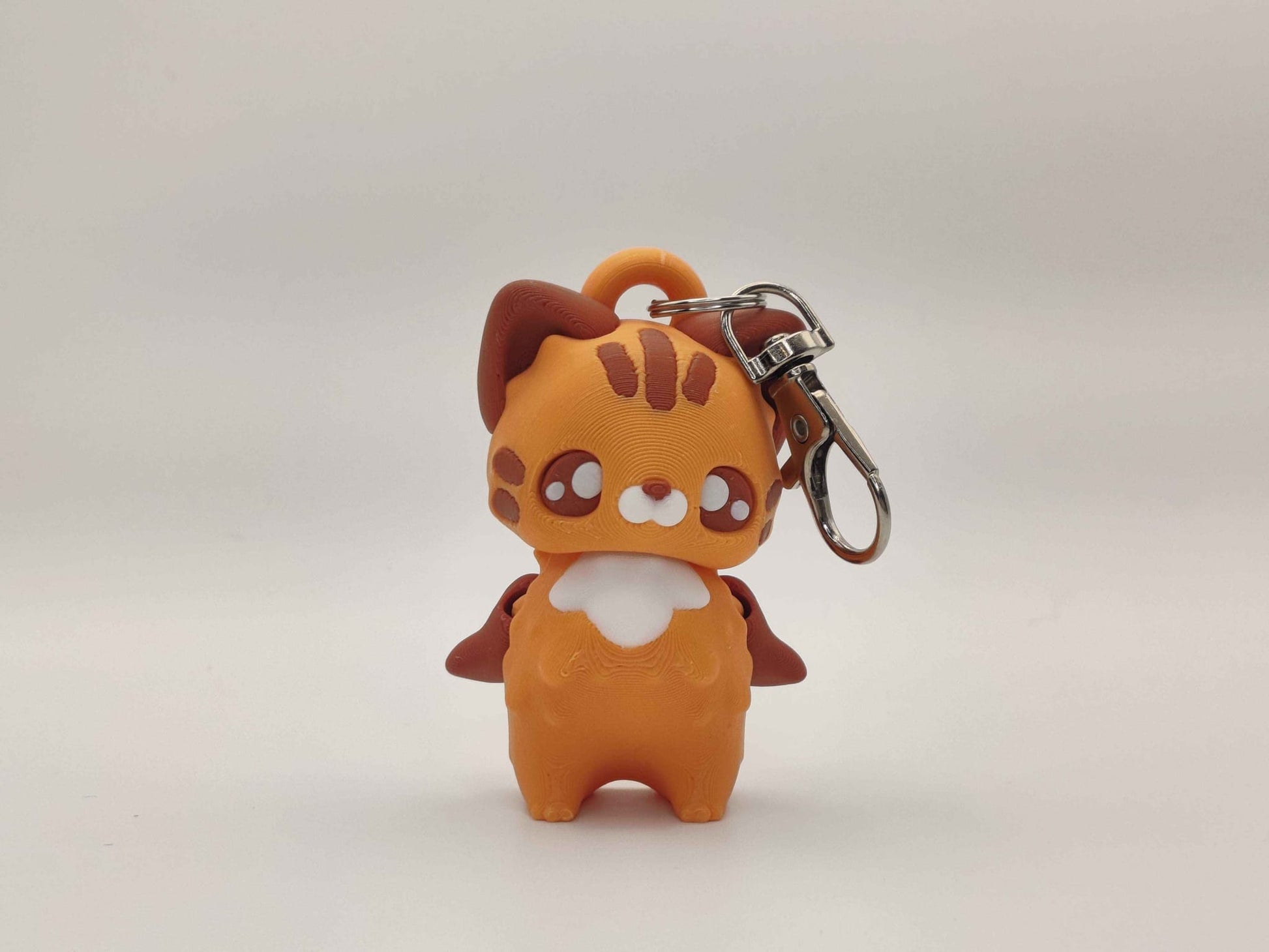 Cat Pixie Keychain - 3D Printed Fantasy Figurine - ToyForge 3D