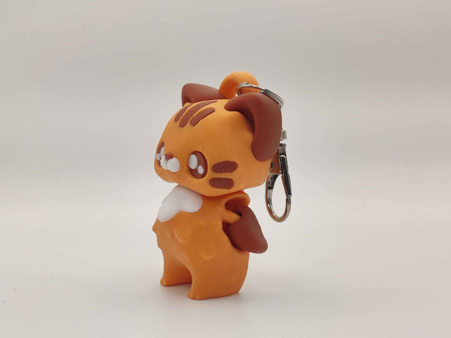Cat Pixie Keychain - 3D Printed Fantasy Figurine - ToyForge 3D